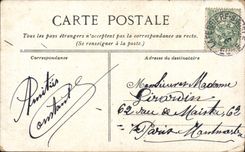 VINTAGE POSTCARD Center of France Close to the top of Puy de Dome