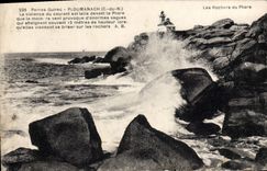 CPA Perros Guirec Ploumanach Les rochers du phare 