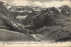 CPA Cirque De Gavarnie Breche De Roland Casque et tour du Marbore 