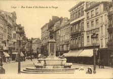 VINTAGE POSTCARD Liege Rue Vinave D' Ile Rules Of the Virgin Jeweller Jeweller Spee Zelis