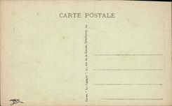 Ataque frontal de la catedral de Estrasburgo de la POSTAL de la VENDIMIA y parte meridional