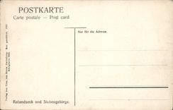VINTAGE POSTCARD Rolandseck Und Siebengebirge