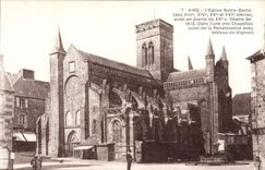 VINTAGE POSTCARD Transfers the Notre Dame Church