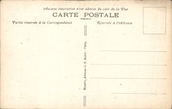 VINTAGE POSTCARD the Chair God Abbey church (dimension of the apse) And the Tower Clementine