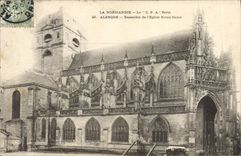 CPA La Normandie Alencon Ensemble de l'eglise Notre Dame