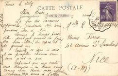 VINTAGE POSTCARD Holy Etienne the Church Holy Marie