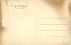 VINTAGE POSTCARD La Rochelle the Port And Quays