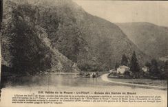 VINTAGE POSTCARD Vallee Of the Meuse Laifour Locks Ladies Of Meuse