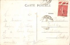 Plata de níquel de la POSTAL de la VENDIMIA la hueco en la travesía de la plata de níquel