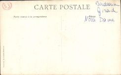 Iglesia de Notre Dame de Burdeos de la POSTAL de la VENDIMIA