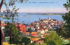 CPA Cannes Le Mont Chevalier et les Iles