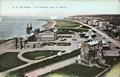 Opinión de Dieppe de la POSTAL de la VENDIMIA tomada del castillo
