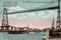 CPA Rouen Pont Transbordeur 