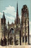 VINTAGE POSTCARD Rouen Together of the Cathedral