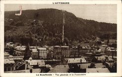 CPA L'Auvergne La Bourboule Vue Generale et le funiculaire