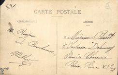 VINTAGE POSTCARD Bourbonne les Bains Place of Orfeuil