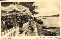 VINTAGE POSTCARD Vichy Edges Of Allier the Country cottage of pirn winding