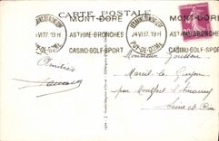 CPA Le Mont Dore Vue Generale