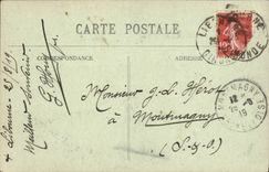 VINTAGE POSTCARD Libourne Turn Of the Large Port