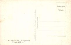 MODERN CARD Aix Les Bains View