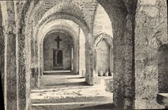 CPA Soissons La Crypte de Saint Medard