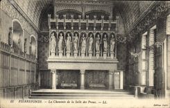 CPA Pierrefonds La Cheminee De La Salle Des Preux