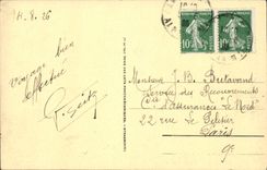 CPA Cannes Le Mont Chevalier Bateaux