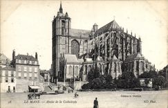 CPA Le Mans Abside De La Cathedrale