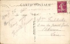 CPA Cannes Vue Sur Le Suquet