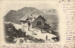 Funicular pesado de la POSTAL de la VENDIMIA de Jer grande visto de Gase más arriba
