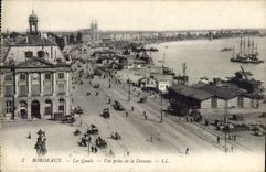 CPA Bordeaux Les Quais Vue Prise De La Douane