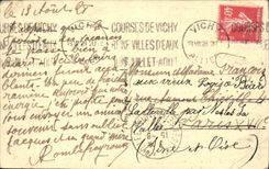 VINTAGE POSTCARD Vichy Source Large Roasts