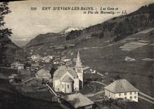 CPA Environs D'Evian Les Bains Les Gets et le pic de Marcelly 