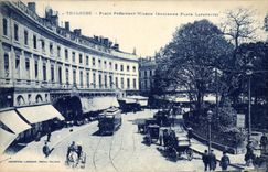 CPA Toulouse Place President Wilson Ancienne place Lafayette Tramway