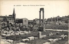 CPA Arles Ruines du Theatre Greco Romain
