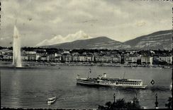 MODERN CARD Geneva Roads and the White MT Boat