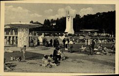 CPA Aix Les Bains La Plage le bain de soleil 