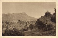 VINTAGE POSTCARD Toulon the Coudon Mount seen interior heights of the Brown Cape