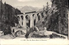 CPA Pont Ste Marie Route de Chamonix 