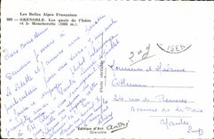 CPM Grenoble Les Quais De I'Isere et le Moucherotte