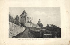 CPA Provins La Tour De Cesar Et le Dome De St Quiriace