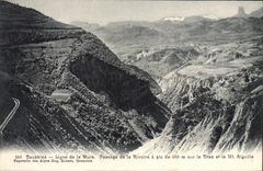 CPA Dauphine Ligne De La Mure Passage de la Rivoire a pic sur le Drac et le Mt Aiguille 