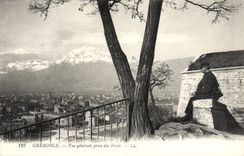 CPA Grenoble Vue Generale Prise des Forts