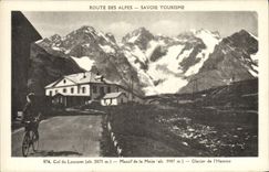 CPA Route Des Alpes Savoie Tourisme Col du Lautaret Massif de la Meije Glacier de l'homme
