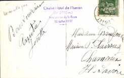 CPA Route de l'Iseran Maison cantonniere 