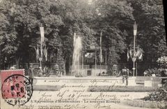 VINTAGE POSTCARD Mans Expoition d' Horticulture the New Kiosk