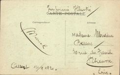 CPA Albert Vue Generale Prise de la route D'Amiens