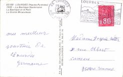 POSTAL MODERNA pesado la basílica subterráneo