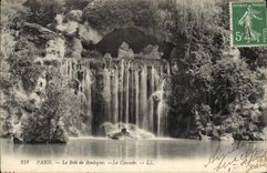 CPA Paris Le Bois de Boulogne La Cascade