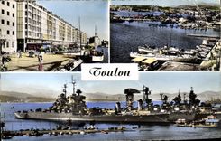 MODERN CARD Toulon Dimensions Azure Boat